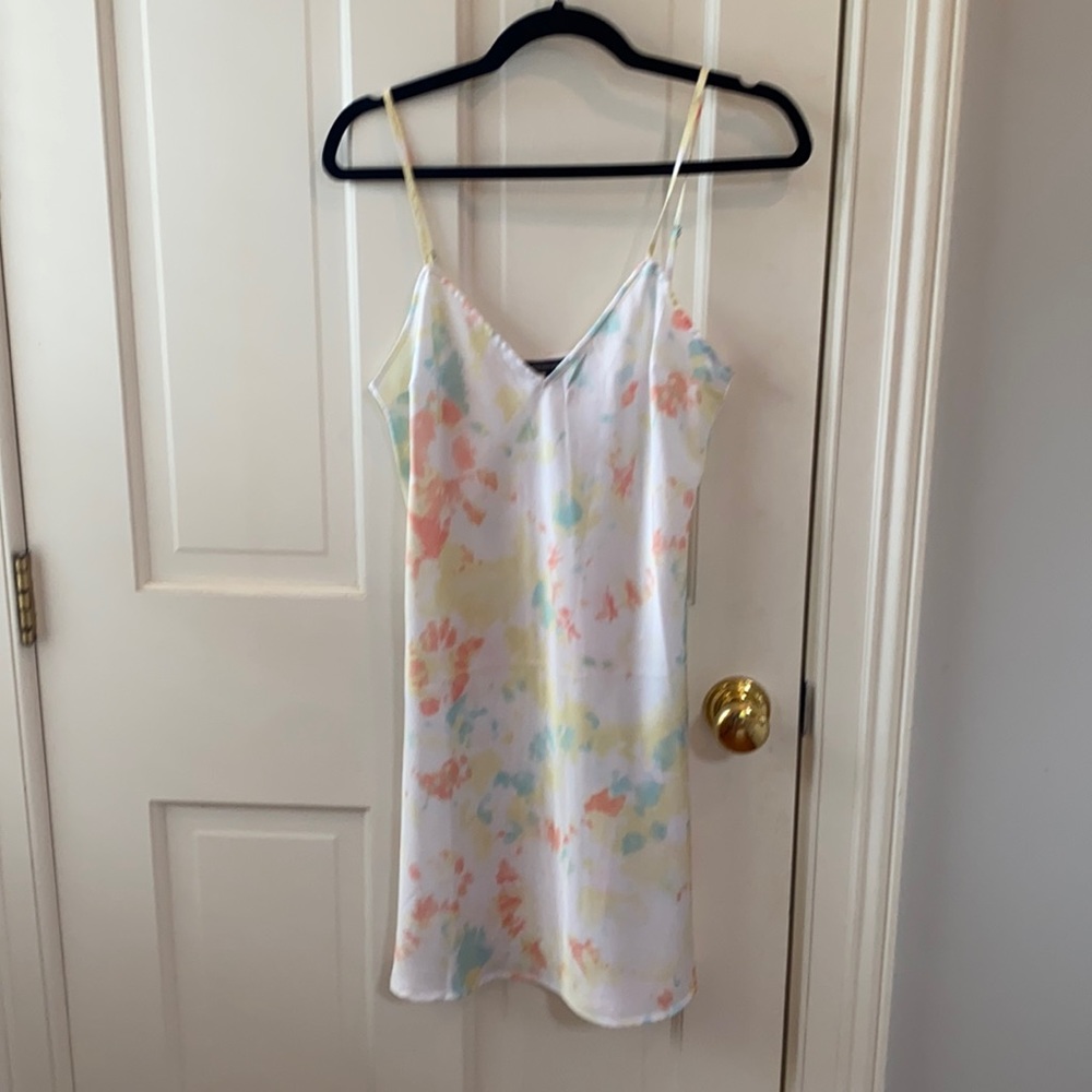 French Connection Slip Dress - Tie Dye